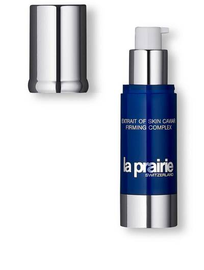 Caviar prevents collagen and elastin breakdown, and reduces the appearance of wrinkles. Seen here, La Prairie Extrait of Skin Caviar Firming Complex, Dh794, www.bloomingdales.ae