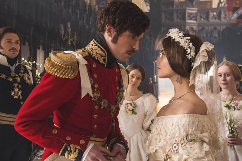 Tom Hughes and Jenna Coleman star as Prince Albert and Queen Victoria in a series about the former British monarch. Photo: ITV