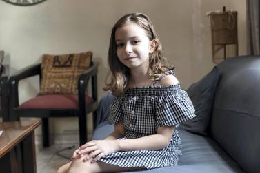 Feryal Elbanna, 8, is fasting for the first time this Ramadan. Antonie Robertson / The National 