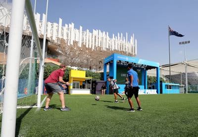 Take a look inside Expo 2020's Sports, Fitness and Wellbeing Hub and its various facilities. Photo: Expo 2020 Dubai