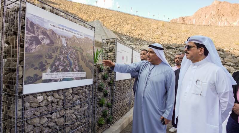 The striking waterfall is one of many amenities being developed at Hatta

