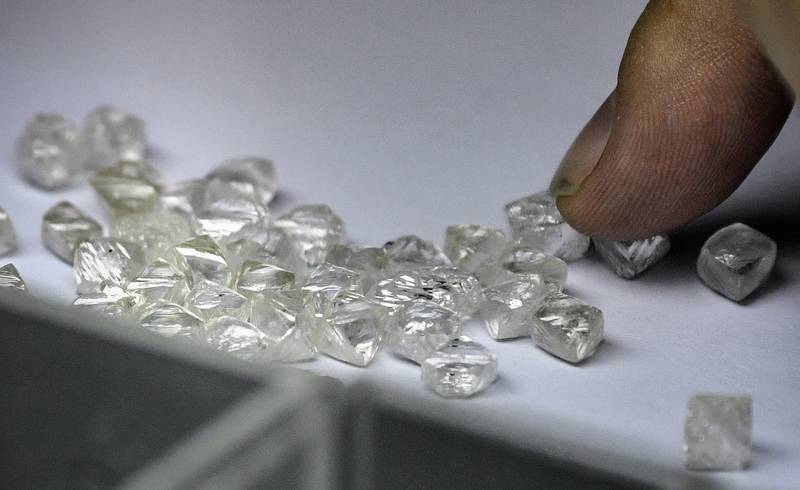 Russia's Alrosa gets most of its diamonds from Yakutia in East Siberia. AFP