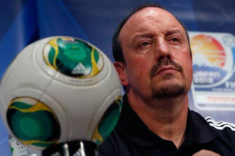 Chelsea interim manager Rafael Benitez addresses the press ahead of the Club World Cup semi-final in Japan.