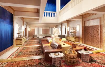 A rendering of the new hotel to open in the Red Palace in Riyadh. Photo: PFI