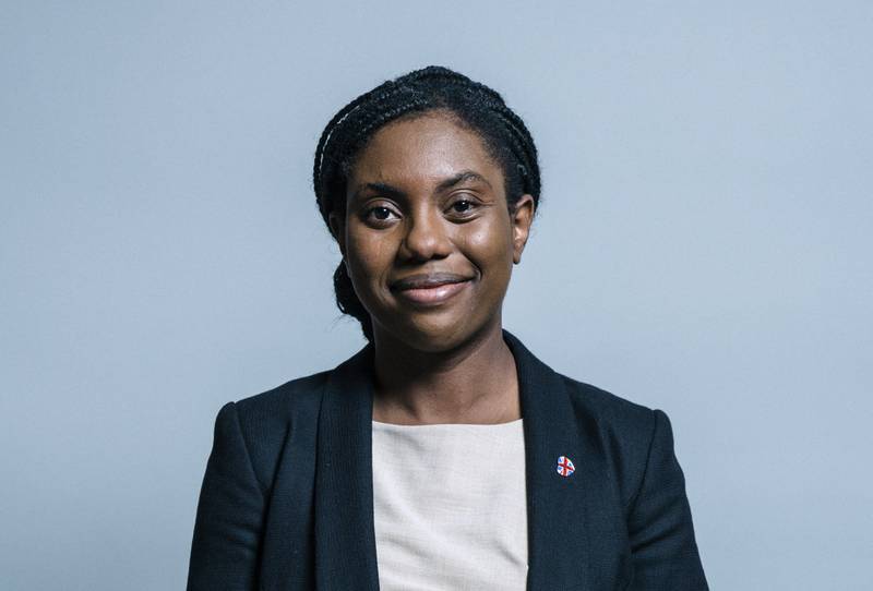 OUT OF THE RACE: Kemi Badenoch — former equalities minister has promised 'limited government' and 'a focus on the essentials'.  She has said Boris Johnson was 'a symptom of the problems we face, not the cause of them'. Photo: UK Parliament