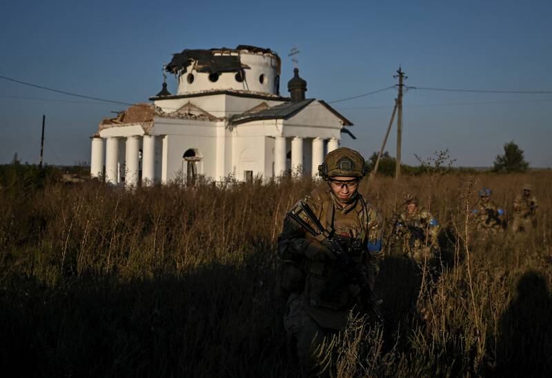 Ukrainian troops have made gains on the flanks of Bakhmut, which was seized by Russia in May. Reuters 