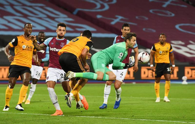 WEST HAM RATINGS: Lukasz Fabianski - 7, The Poland international was brave in his goalkeeping and equal to everything Wolves threw at him. Reuters