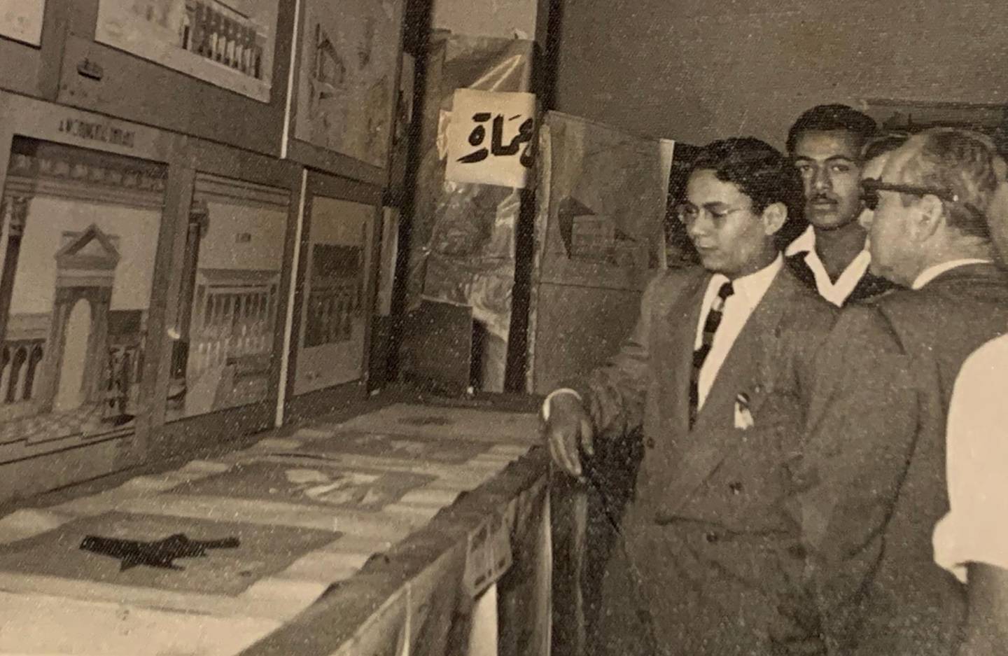 Farouk El Gohary at Cairo University in the late 1950s. Germin El Gohary