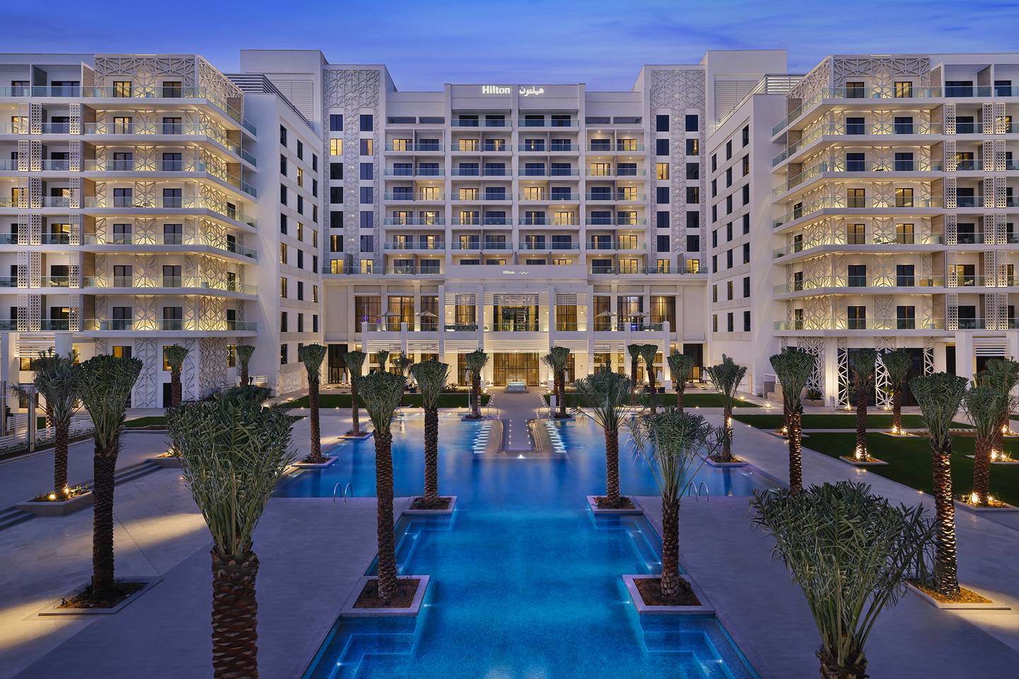 Hilton Abu Dhabi Yas Island is acting as a gateway to all of the island’s attractions. Courtesy Hilton Abu Dhabi Yas Island