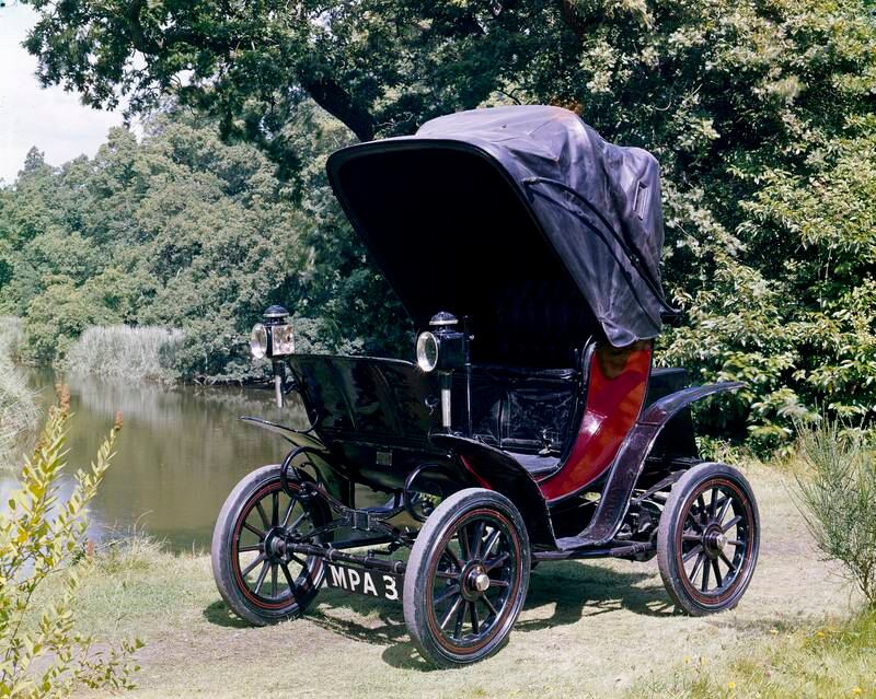 A 1901 Columbia Electric which was bought new by Queen Alexandra for use in the grounds of Sandringham House, Norfolk. Photo: National Motor Museum, Beaulieu