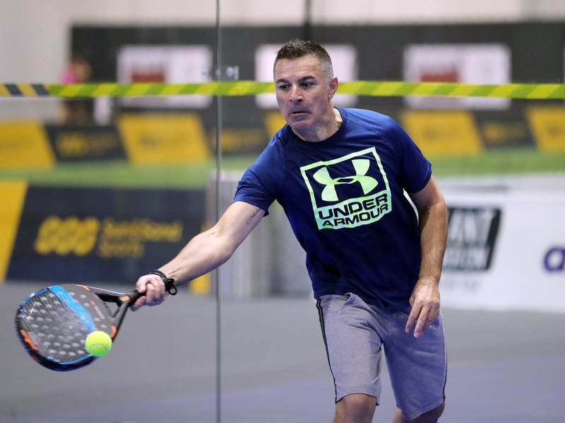 Padel courts have been set up to satisfy the growing demand for this sport.