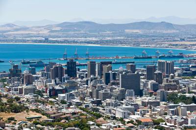 Cape Town in South Africa ranked fifth in the Middle East and Africa for total HNWI wealth worth $130bn, the report by New World Wealth found. Photo: Alamy