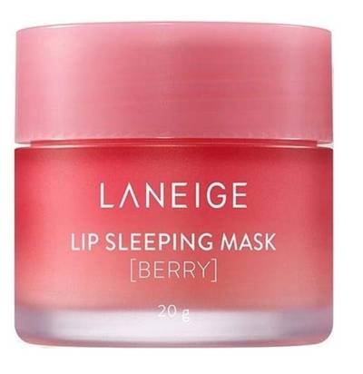 The berry-flavoured Laneige lip mask is enriched with vitamin C to lock in moisture overnight; Dh27.15 from Amazon.ae