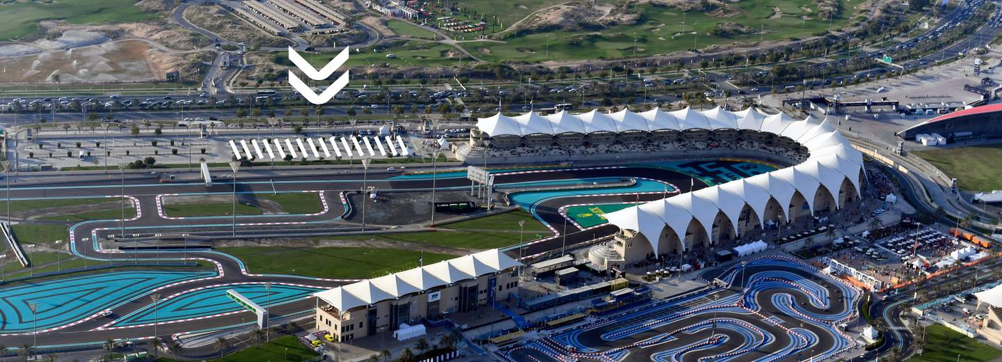 The new grandstand at Yas Marina Circuit. Photo: Yas Marina Circuit