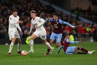 Had a 63rd-minute shot on target, but content to drop deep and help United control the game, despite Burnley’s higher possession percentage. Getty