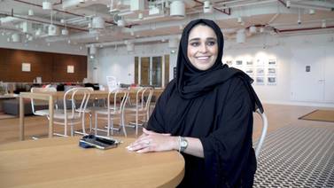 Hanan Harhara Al Yafei, chief executive of Hub71, aims to attract start-ups in the tech space that focus on solving real-world challenges. Courtesy Hub71