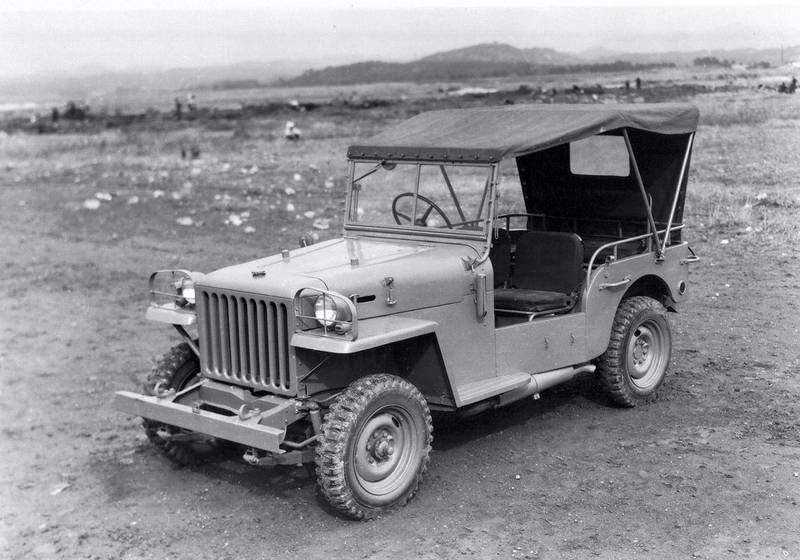 Where it all started - a 1951 Jeep BJ. All photos courtesy Toyota archives