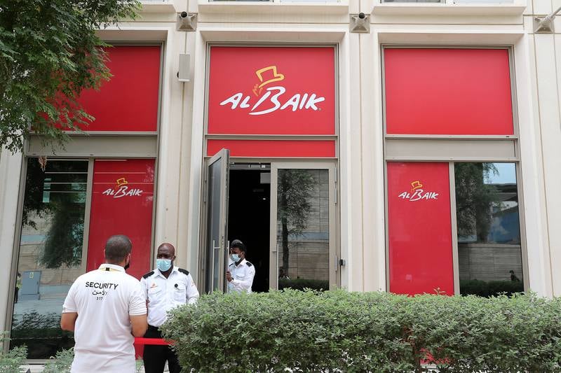 Saudi Arabian fast food brand Al Baik opened its second UAE branch at Expo 2020 Dubai. Pawan Singh / The National