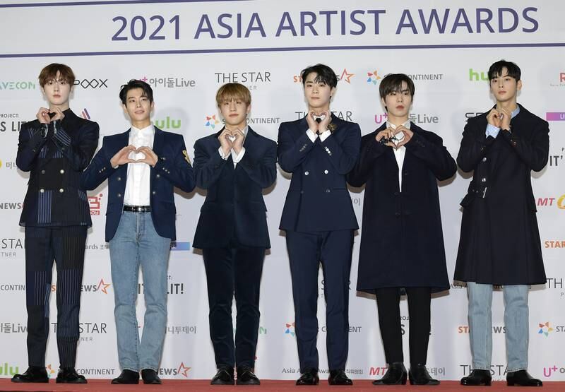 Astro attends the Asia Artist Awards 2021 at KBS Arena Hall on December 2, 2021 in Seoul, South Korea. Getty Images