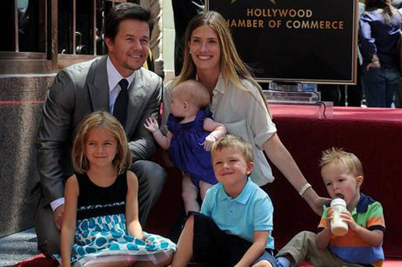 The family man Mark Wahlberg has four children with his wife, the model Rhea Durham.