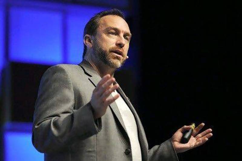 Jimmy Wales, co-founder of Wikipedia, speaks at the Tijuana Innovadora 2010 Speaker Series in Tijuana, Mexico, on Wednesday, Oct. 13, 2010. Wales won the 2011 Gottlieb Duttweiler Prize worth 100,000 Swiss Francs ($104,000) for democratising the access to knowledge through Wikipedia. Photographer: David Maung/Bloomberg *** Local Caption *** Jimmy Wales