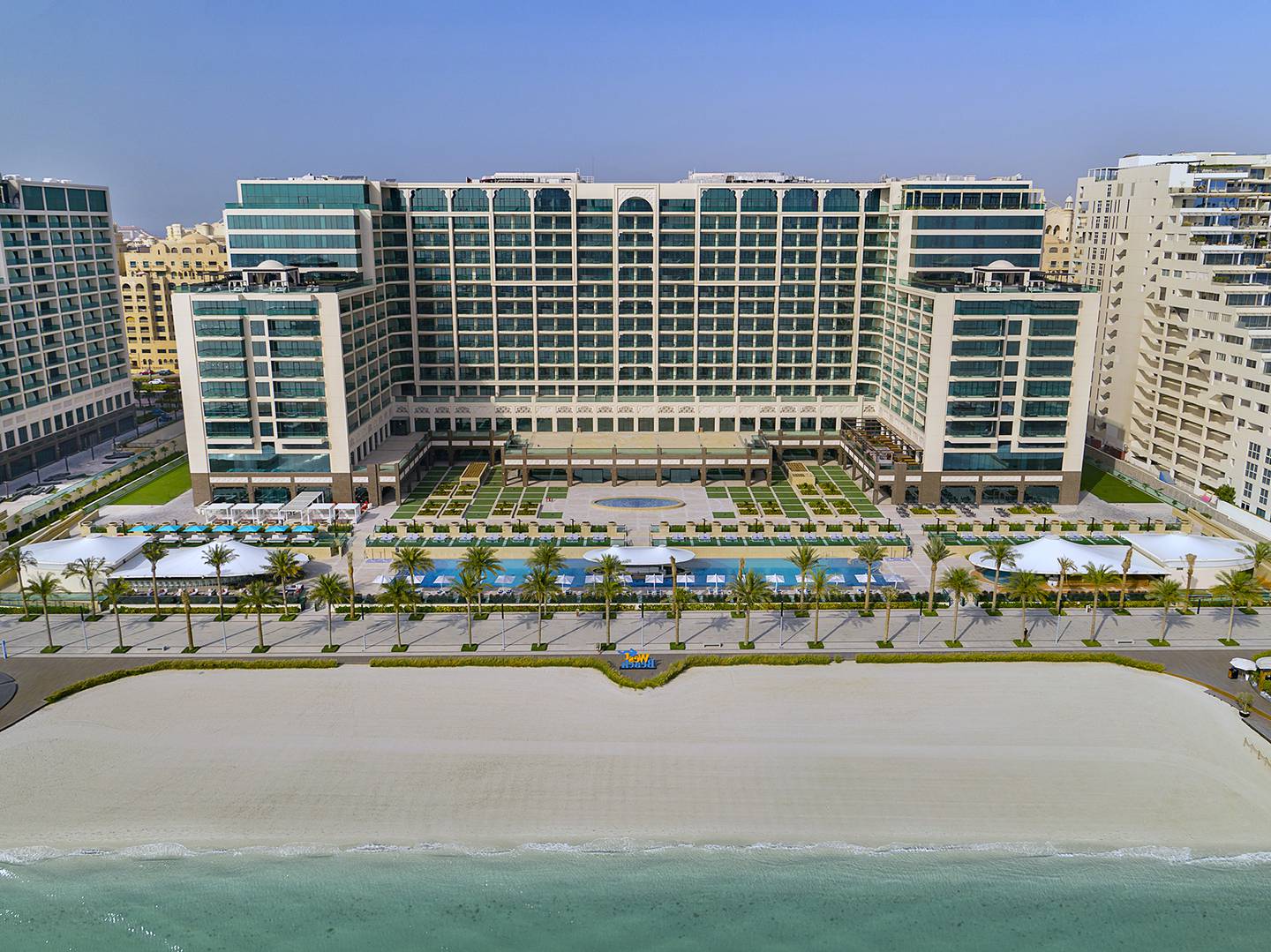 The five-star waterfront family-friendly resort is open for overnight stays. Photo: Hilton