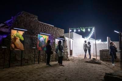 The works are on display until the festival ends on February 28