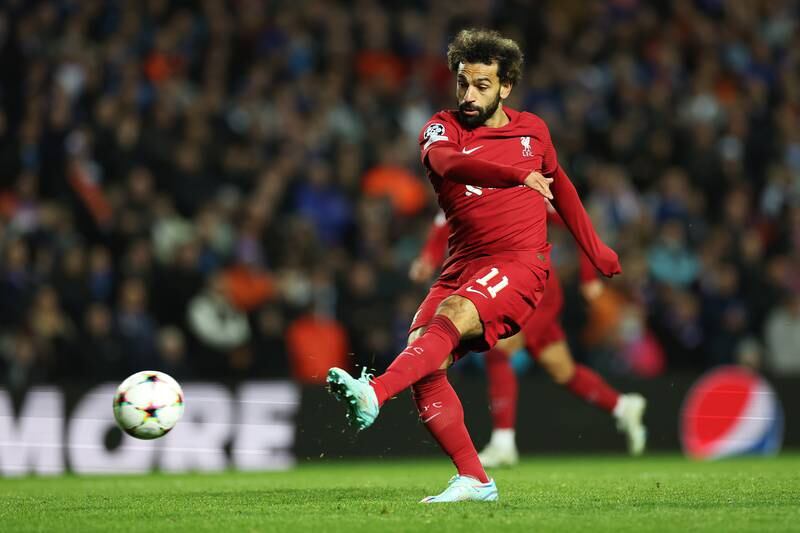 Mohamed Salah (Nunez 68') - 9. The Egyptian's first chance was a poor effort but he took a second opportunity with precision. Six minutes later he had a hat-trick to his name and his old swagger was back. Getty