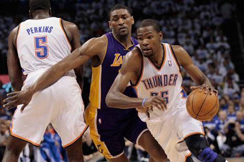 Oklahoma City Thunder lead Wester Conference semi-finals against Los Angeles Lakers 2-0.
