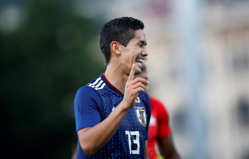 FILE PHOTO: Soccer Football - International Friendly - Switzerland vs Japan - Cornaredo Stadium, Lugano, Switzerland - June 8, 2018   Japan's Yoshinori Muto reacts during the match   REUTERS/Denis Balibouse/File Photo