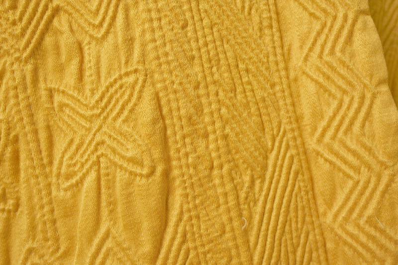 Close-up of a bath coat from Aleppo or Damascus, dating from the first half of the 20th century. All photos: Katonah Museum of Art