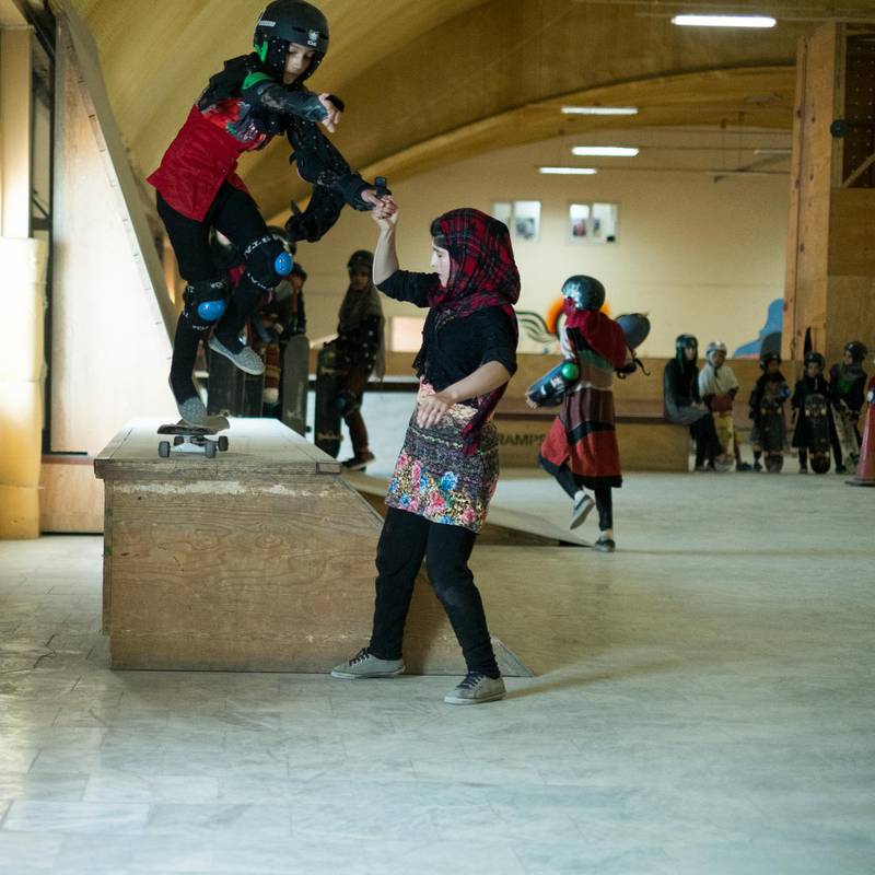 'Learning To Skateboard In A War Zone (if You’re A Girl)' is about offering girls a safe space to learn, says its director