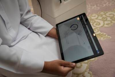All data recorded by the robot is transmitted and stored securely in the cloud and is accessible at any time to doctors through a dedicated website Ali has developed