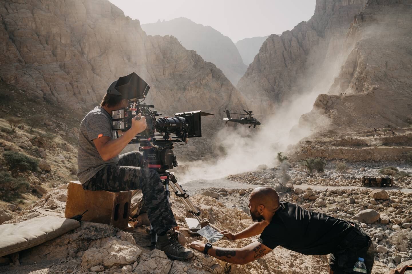 The hot and arid environment, Morel says, also helped to dial up the stress and emotional complexity required for the film. Photo: Image Nation Abu Dhabi 
