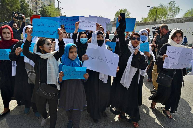 The outcry over the Taliban's decision has been echoed by the international community.
