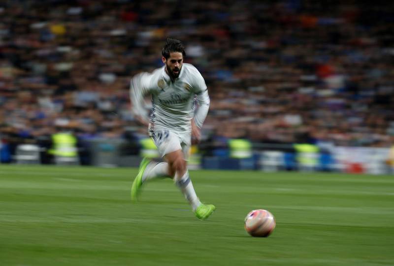Real Madrid midfielder Isco in action. Sergio Perez / Reuters
