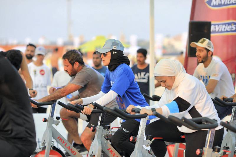 Dubai Festival City Fitness Village at the Dubai Fitness Challenge 2019 