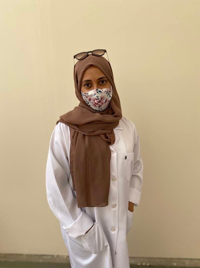 Amal AabdulRahman is in her fourth year as a Hajj camp supervisor.