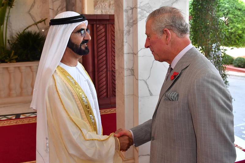 Sheikh Mohammed bin Rashid, Vice President and Ruler of Dubai, on Tuesday received Britain’s Prince Charles at Zabeel Palace in Dubai. The two discussed promoting cultural, tourism and sports ties between their countries. Prince Charles and Camilla also visited Dubai International Humanitarian City on the final day of their state visit to the UAE. Wam
