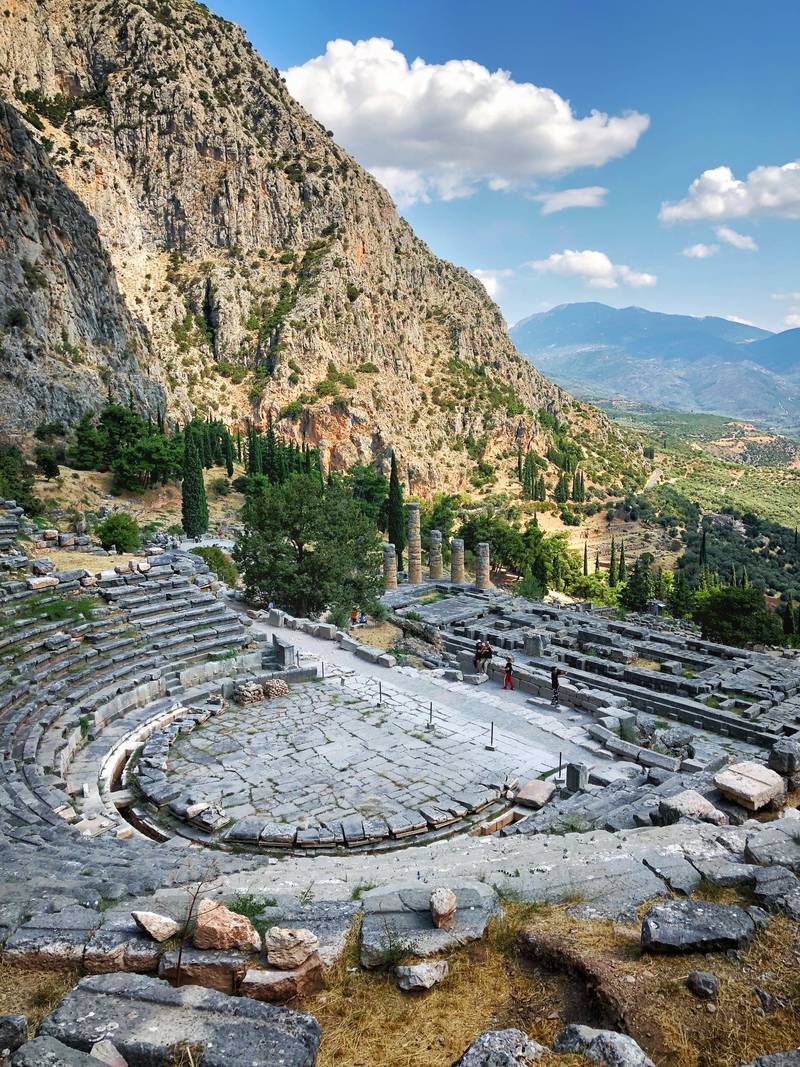 The ancient Greek site of Delphi. Photo: Victor Malyushev / Unsplash