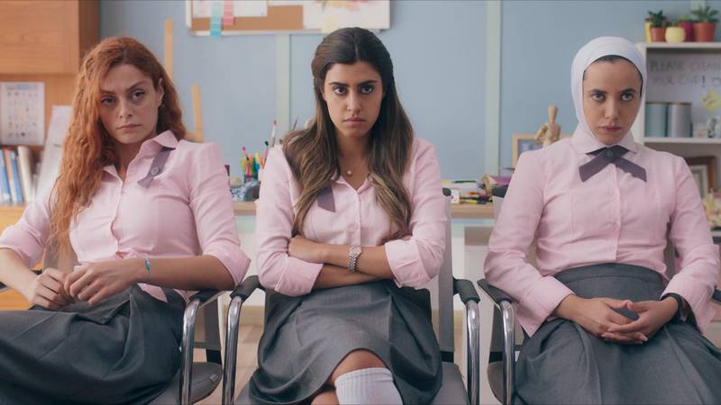AlRawabi School for Girls caters to young women, who are an often-overlooked demographic in Arab entertainment. Photo: Netflix