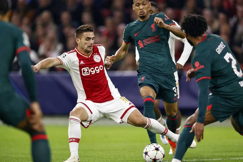 Dusan Tadic - 4. The Serb had a good chance in the first half but hit Alexander-Arnold rather than the target. Aside from that he rarely worried the defence. EPA