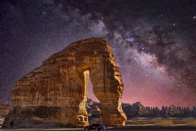 AlUla's majestic landscapes will provide plenty of inspiration for art lovers. Photo: Film AlUla