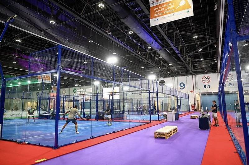 Abu Dhabi Summer Sports at Adnec is the biggest indoor event of its kind in the Middle East. Photo: Abu Dhabi Summer Sports / Instagram