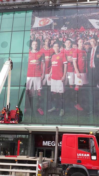 Shinji Kagawa arrived as the poster boy of Manchester United's midfield but his stint at the club was a underwhelming. The banners are being removed from Old Trafford stadium. Richard Jolly for The National