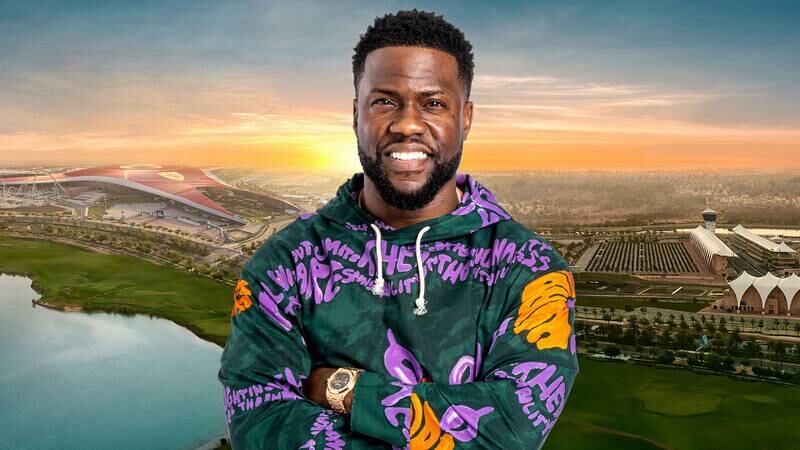 Kevin Hart is Yas Island's first chief island officer. Photo: Yas Island