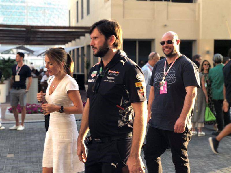 Singer Geri Halliwell was spotted at Yas Marina Circuit. Courtesy Seven Media