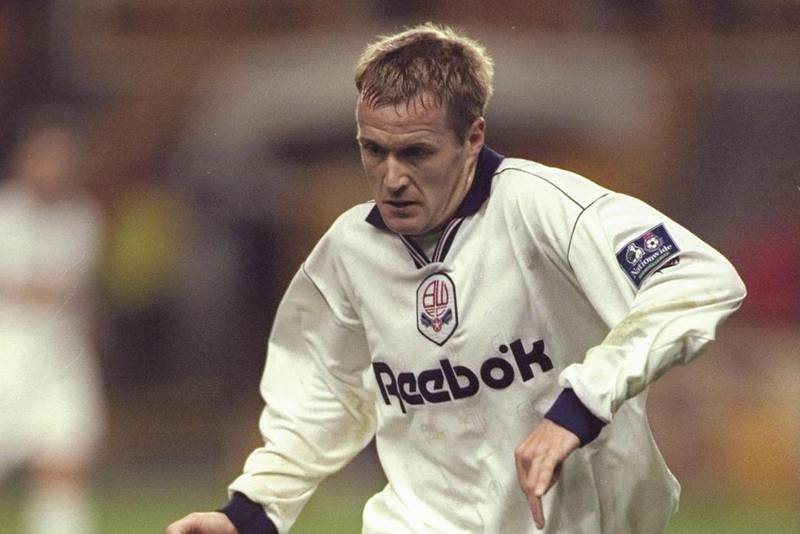 John McGinlay played for Bolton Wanderers from 1992-97. Shaun Botterill / AllSport