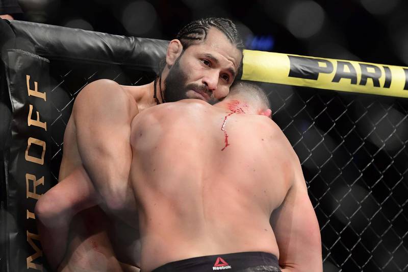 Nate Diaz and Jorge Masvidal clash during UFC 244 at Madison Square Garden.