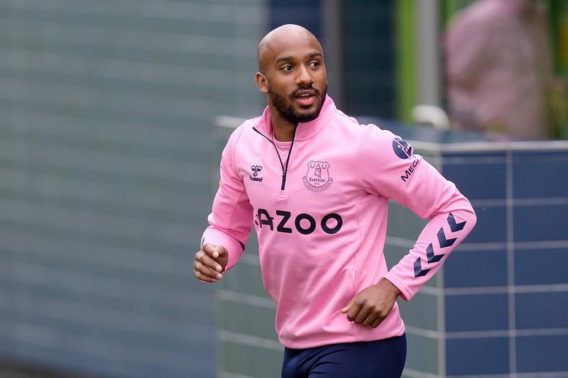 HALEWOOD, ENGLAND - AUGUST 26 (EXCLUSIVE COVERAGE) Fabian Delph during the Everton Pre-Season training session at USM Finch Farm on August 26 2020 in Halewood, England.  (Photo by Tony McArdle/Everton FC via Getty Images)